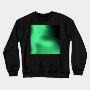 black to green gradient Crewneck Sweatshirt